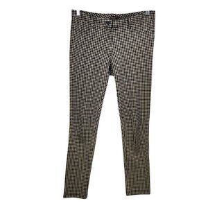 J.McLaughlin Houndstooth Pattern Womens Pants Size 4 Stretchy Blend‎